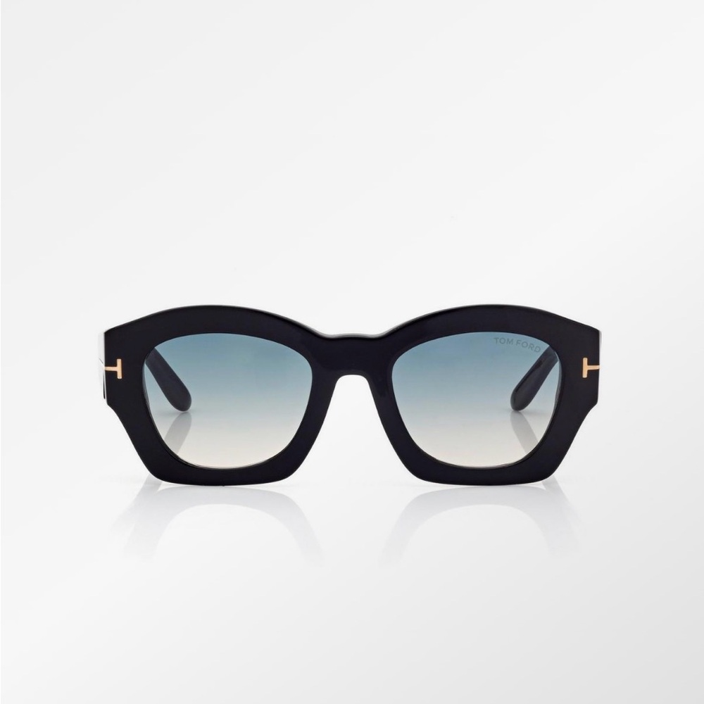 Tom Ford  Guilliana Sunglasses Black Blue lense